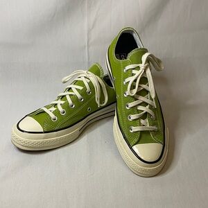 Classic Green and White Sneakers